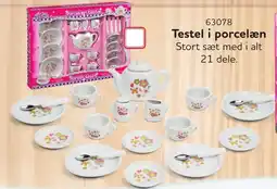 Buddy Leg Testel i porcelæn tilbud