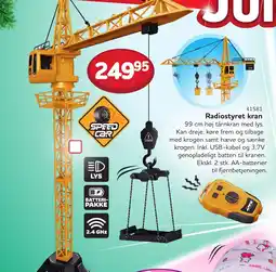 Buddy Leg Radiostyret kran tilbud