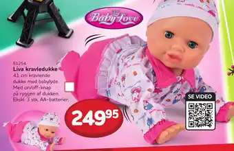 Buddy Leg Liva kravledukke tilbud