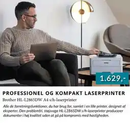 CBC Brother HL-L2865DW A4 s/h-laserprinter, DKK 1629 tilbud