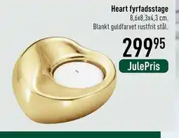 Imerco Heart fyrfadsstage, DKK 299.95 tilbud