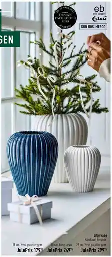 Imerco Lilje vase tilbud