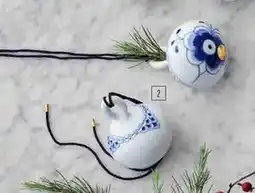 Imerco Blå Mega Riflet og Prinsesse julekugle, DKK 729.95 tilbud