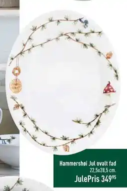 Imerco Hammershøi Jul ovalt fad, DKK 349.95 tilbud
