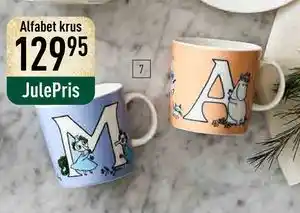 Alfabet krus, DKK 129.95