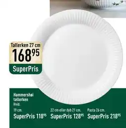 Imerco Hammershøi tallerken, DKK 168.95 tilbud