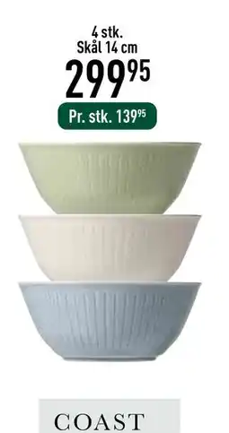 Imerco 4 stk. Skål 14 cm., DKK 299.95 tilbud