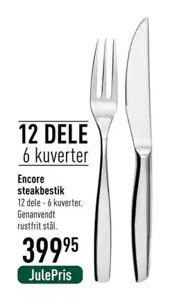 Imerco Encore steakbestik, DKK 399.95 tilbud