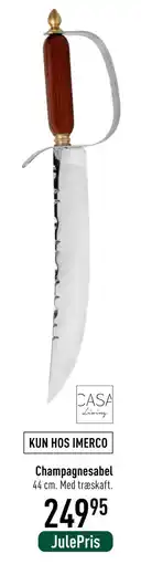 Imerco Champagnesabel, DKK 249.95 tilbud