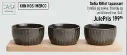 Imerco Sofia Riflet tapassæt., DKK 199.95 tilbud