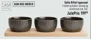 Sofia Riflet tapassæt., DKK 199.95