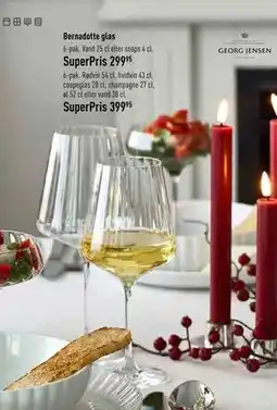 Imerco Bernadotte glas tilbud