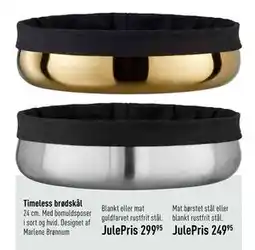 Imerco Timeless brødskål tilbud