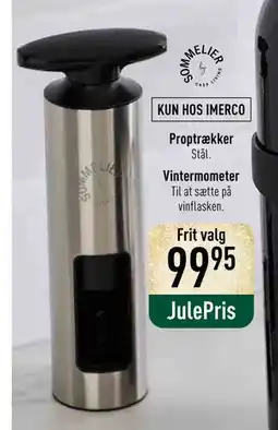Imerco Proptrækker, DKK 99.95 tilbud