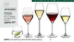 Imerco Toscana glas, DKK 179.95 tilbud