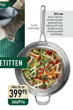 Imerco 3PLY wok, DKK 399.95 tilbud