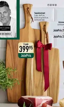 Imerco Tapasbrætsæt, DKK 399.95 tilbud