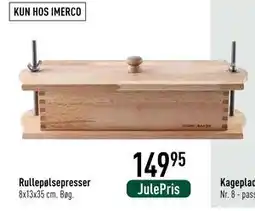 Imerco Rullepølsepresser, DKK 149.95 tilbud