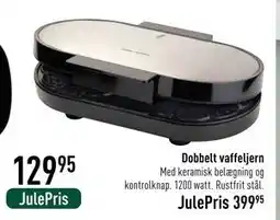 Imerco Dobbelt vaffeljern, DKK 399.95 tilbud