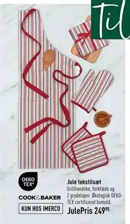 Imerco Jule tekstilsæt, DKK 249.95 tilbud