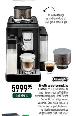 Imerco Rivelia espressomaskine, DKK 5999.95 tilbud
