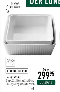 Imerco Daisy fadsæt, DKK 299.95 tilbud