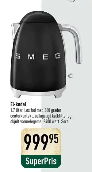 Imerco El-kedel, DKK 999.95 tilbud