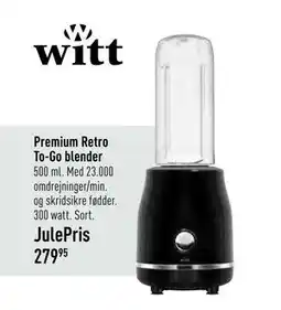 Imerco Premium Retro To-Go blender, DKK 279.95 tilbud