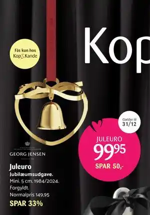 Kop & Kande Juleuro, DKK 99.95 tilbud