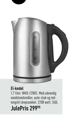 Imerco El-kedel, DKK 299.95 tilbud