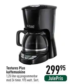 Imerco Textures Plus kaffemaskine, DKK 299.95 tilbud