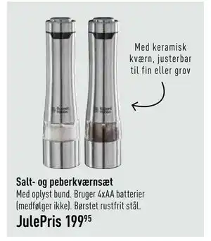 Salt- og peberkværnsæt, DKK 199.95
