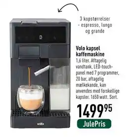 Imerco Volo kapsel kaffemaskine, DKK 1499.95 tilbud