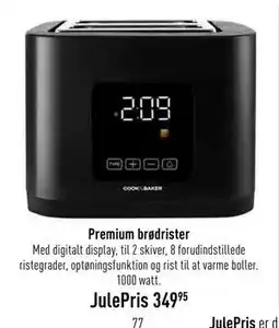 Imerco Premium brødrister, DKK 349.95 tilbud