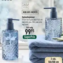 Imerco Sæbedispenser, DKK 99.95 tilbud
