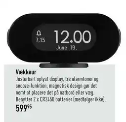Imerco Vækkeur, DKK 599.95 tilbud