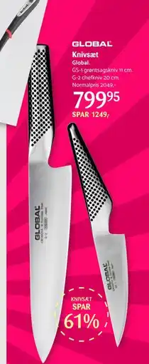 Kop & Kande Knivsæt, DKK 799.95 tilbud