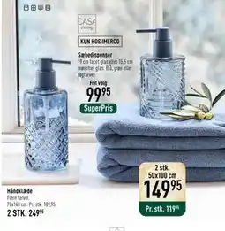 Imerco Håndklæde, DKK 149.95 tilbud