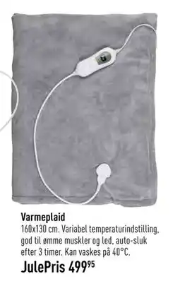 Imerco Varmeplaid, DKK 499.95 tilbud