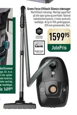 Imerco Green Force Effitech Silence støvsuger, DKK 1599.95 tilbud