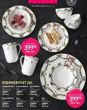 Kop & Kande Middagstallerken, DKK 399.95 tilbud
