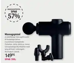Kop & Kande Massagepistol, DKK 149.95 tilbud