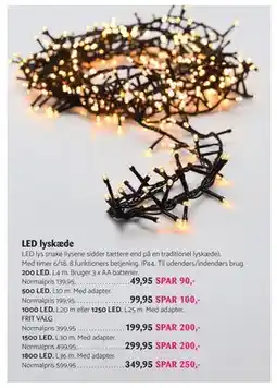 Kop & Kande LED lyskæde tilbud