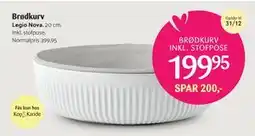 Kop & Kande BRØDKURV INKL. STOFPOSE, DKK 199.95 tilbud