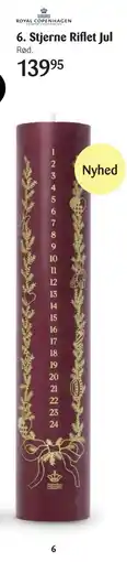 Kop & Kande Stjerne Riflet Jul, DKK 139.95 tilbud