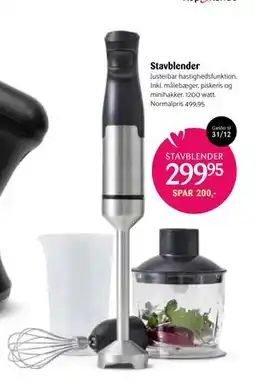 Kop & Kande Stavblender, DKK 299.95 tilbud