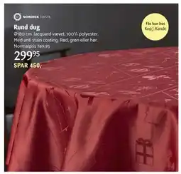 Kop & Kande Rund dug, DKK 299.95 tilbud