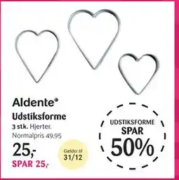 Kop & Kande Udstiksforme, DKK 25 tilbud