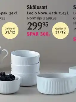 Kop & Kande Skålesæt, DKK 299.95 tilbud