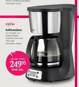 Kop & Kande Kaffemaskine, DKK 249.95 tilbud